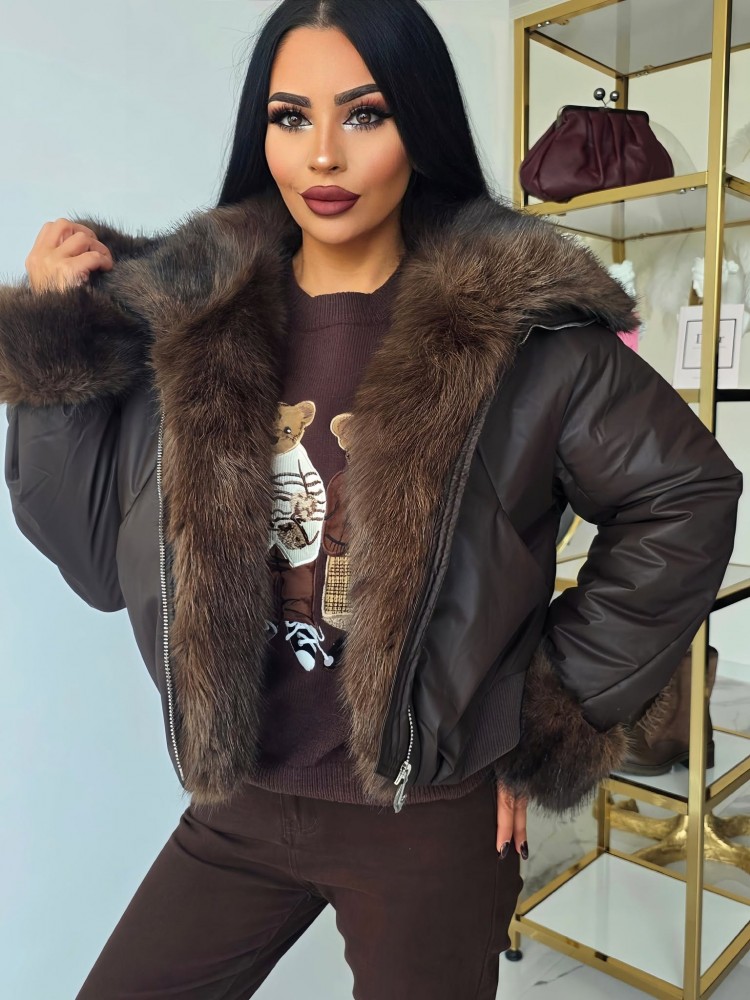 Яке тип бомбър Choco Chic