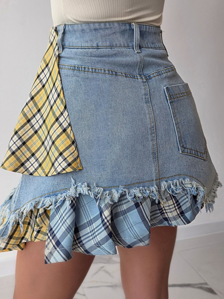 Жестока пола с панталонки Denim Vibe