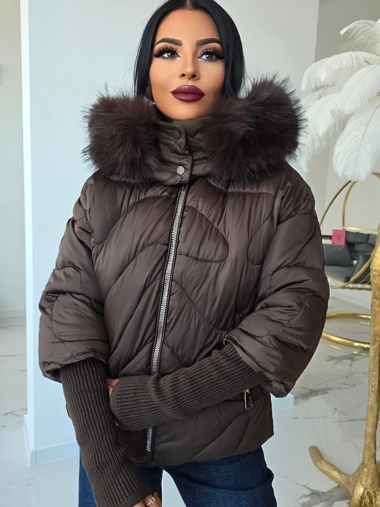 Зимно яке Dark Chocolate