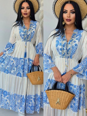 Бохо рокля Blue Boheme
