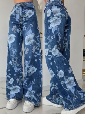 Дънки Floral Beauty