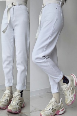 Дънки с еластичност и коланче