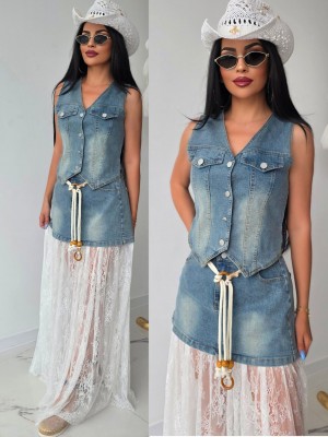 Дънков комплект Luxe Denim Set