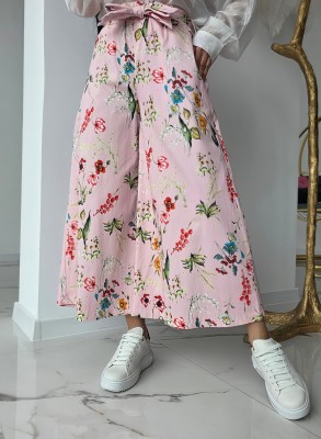 Дънков панталон Spring Print