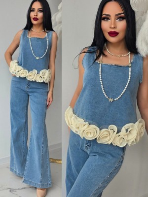 Дънков сет Garden Style Denim