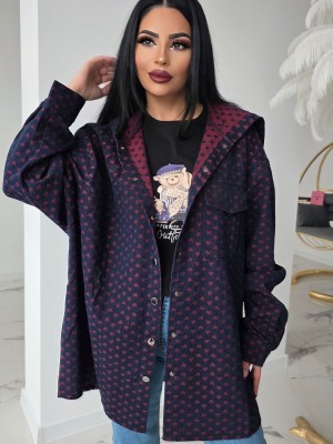 Дънково яке с качулка