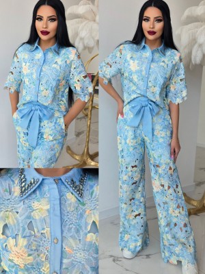 Дантелен сет Delicate Blue Lace