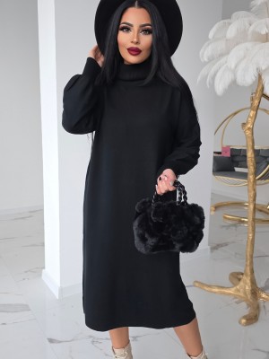 Ефирна рокля от плътен мохер с чанта