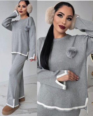 Екип от бандажно плетиво Grey