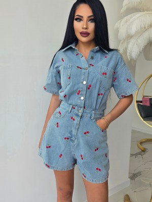 Гащеризон Premium Denim с черешки