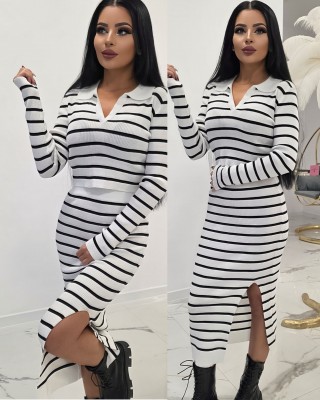 Комплект блуза и пола Black and white