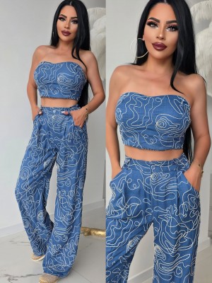 Комплект от тъничък деним Summer Denim