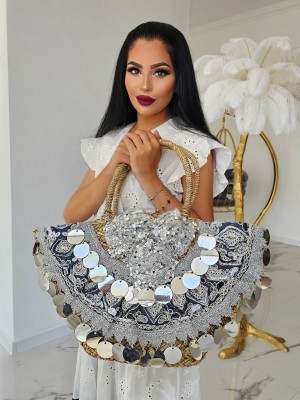 Луксозна чанта тип кошница