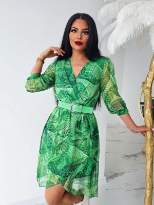 Луксозна рокля Green magic