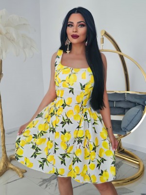 Луксозна рокля Limoncello