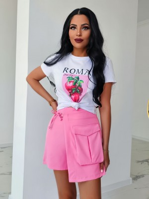 Панталонки с прехлупване Pink