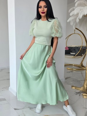 Пола от сатен Mint Grace