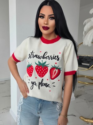 Пуловер Strawberries PLEASE