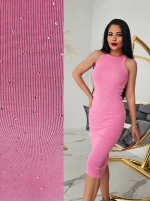 Рокля Crystal pink
