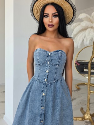 Рокля Denim Wide