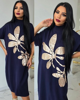 Рокля с ефирна кройка Flower