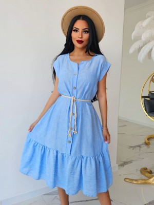 Рокля с ленен състав Basic model