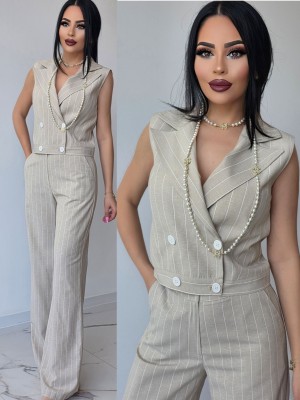 Стилен и елегантен костюм Beige Elegance Suit