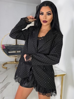 Впечатляващо сако Glam в черно