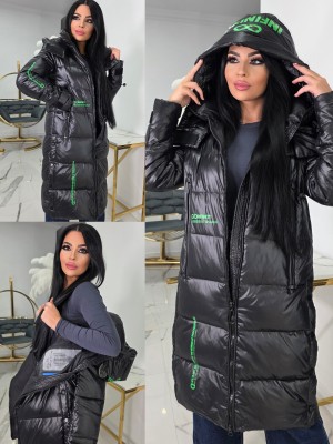 Яке Infinity  с гъши пух в черно