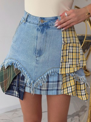 Жестока пола с панталонки Denim Vibe