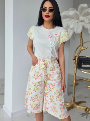 Жестоки дънки Floral Denim Jeans